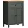 trendteam Stanton Kommode 77 x 102 x 39 cm Tannengrün/Eiche