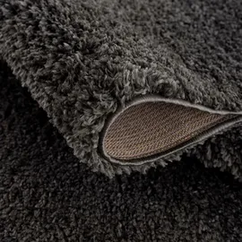 Carpet City Pulpy 100 Hochflorteppich 160 x 230 cm anthrazit