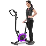 Hop-Sport Heimtrainer HS-010H Rio - Fitnessgerät für Zuhause mit praktischem Trainingscomputer, kompakte Abmessungen (Violett)