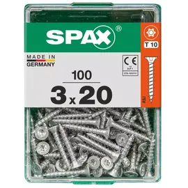 SPAX Senkkopf Universalschraube T-Star plus-Antrieb Ø 3 mm x 20 mm 100 Stück