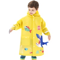 Kinder Regenponcho Regenmäntel Jungen Mädchen Regenjacken Cartoon Regencape wasserdichte Outdoor Regenbekleidung Mit tragbarer Tasche 5-6 Jahre