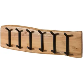 MASSIVMOEBEL24.DE Wandgarderobe Melbourne 100 x 25 x 3 cm Akazie