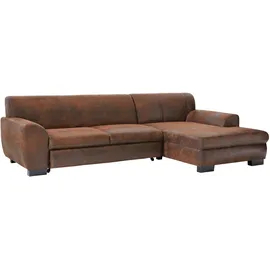 Home Affaire Ecksofa »Nika zeitlos und elegant, L-Form« wahlweise mit Bettfunktion, auch in Cord braun