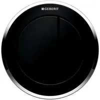 Geberit Typ 10 Drückerplatte schwarz/hochglanz-verchromt
