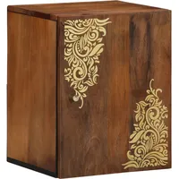 VidaXL Badezimmer Wandregal 38x33x48 cm Massivholz Mango