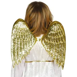 Goldene Engelsflügel für Kinder 40cm 35cm - OS