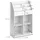 Vicco Kinderbücherregal Luigi 72 x 114,2 x 31,2 cm Spanplatte weiß