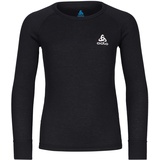 Odlo Kinder Funktionsunterwäsche Langarm Shirt Active Warm ECO, black, 152