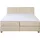 Home Affaire Boxspringbett »Fargo«, inkl. Topper, in 3 Matratzenarten, in Samt- oder Strukturstoff beige