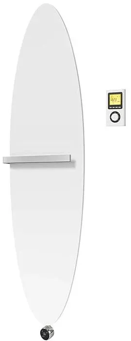 Purmo Figuresse Elektro-Badheizkörper FLUM013903900N0 BH 1390 mm, BL 390 mm, 400 W, RAL 9016