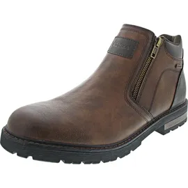 ROMIKA Herrenschuhe Stiefel Warmfutter Boots Braun Freizeit, Schuhgröße:44 EU