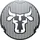 tuning-art Grillring 80 cm Stahl Grau