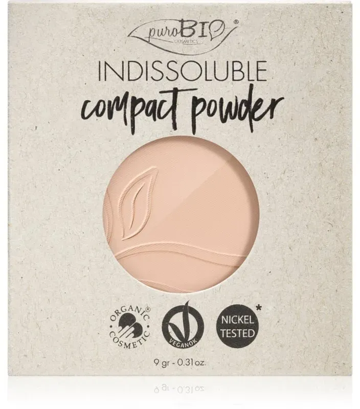 puroBIO Cosmetics Indissouble Kompaktpuder Ersatzfüllung Farbton 01 9 g