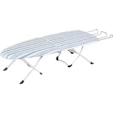 Honey-Can-Do BRD-01292 Klappbares Tischbügelbrett Metall 78,7 x 30,5 x 17,8 cm, blau