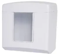 FIX Midi Handtuchpapierspender, ABS-Kunststoff FT312 , 1 Stück - Farbe: weiß, (B x H x T) 255 x 250 x 120 mm