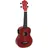 Dimavery UK-100 Sopran-Ukulele, flamed red