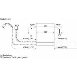 Constructa CB5VX03ITE Einbau-Geschirrspüler (vollintegrierbar, 598 mm breit)