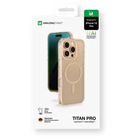 AMAZINGthing iPhone 16 Pro Mag Case mit Magnetring Roségold