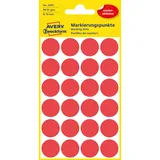 Avery Zweckform Klebepunkte 3595 rot Ø 18,0 mm 96 St.