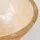 levandeo Schüssel 35cm Mango Holz Creme Perlmutt Emaille Schale Bowl Salatschüssel Deko - Braun