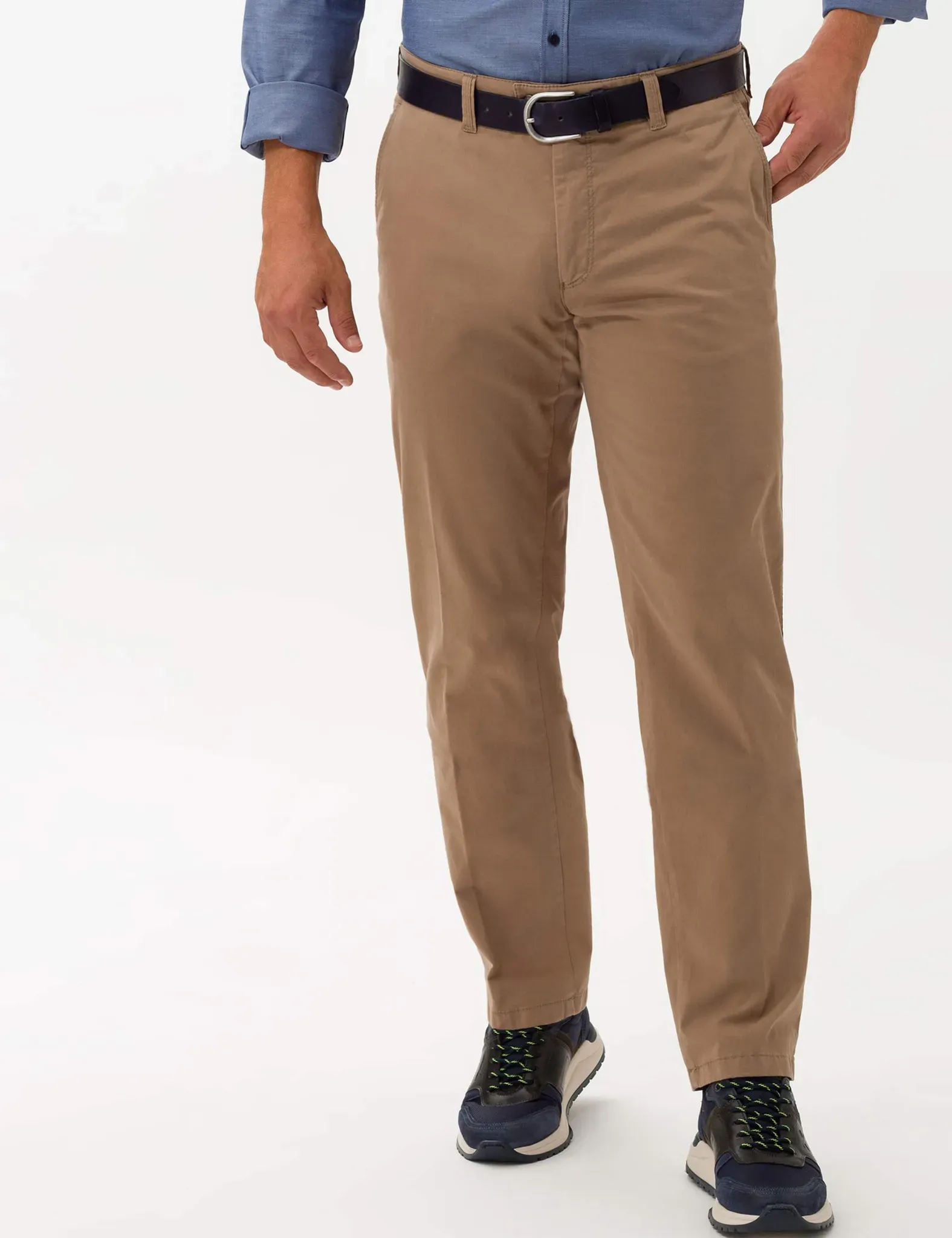 Eurex by Brax Herren Flatfronthose Style JIM BEIGE, hellbraun, Gr. 48