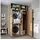 roomart Waschmaschinenschrank Dora Set für Trockner & Waschmaschine, 130 cm breit, in 4 Farben, mit Türen & Ausziehbrett (230 cm Hoch - Mit Aufsatzschrank, Eiche)