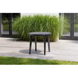JARDIN Gartentisch 90 x 5,6 x 90 cm Cappuccino