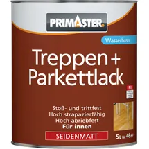 Primaster Treppen und Parkettlack Transparent seidenmatt 5 l