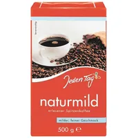 Jeden Tag Kaffee naturmild Kaffeebohnen 500 g
