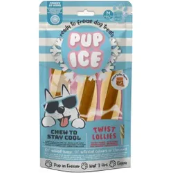 Pup Ice Twist Lollies Erdnussbuttergeschmack M Hundeeis Pro Packung (3 Stück)