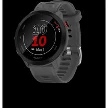 Garmin Forerunner 55 mit Silikon-Wechselarmband dunkelgrau/schwarz