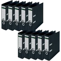 Leitz Qualitäts-Ordner 180°, 10er Pack, A4, 8 cm Rückenbreite,