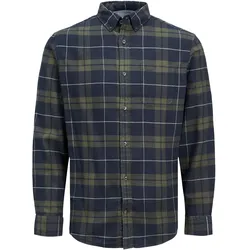 Jack & Jones Hemd Willy Langarmhemd mit Knopfleiste Slim Fit