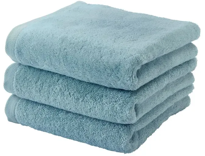 Aquanova Handtuch London 55 x 100 cm Baumwolle Blau Aqua