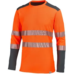 IQ-UV Funktionsshirt Langarm HiVi UV 50+, orange, 3XL