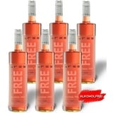 Bree Wein 6 x Bree Free Roséwein, alkoholfrei, sortenreines Weinpaket (6x0,75l)