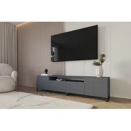 altdecor NOA-2-S Lowboard 200x53x41 cm Graphit Holz