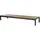 Beliani Nardo Gartenliege 198 x 64 x 29 cm Hellbraun