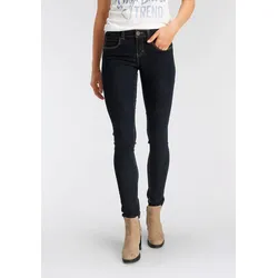 Skinny-fit-Jeans »Shaping«, skinny Passform, normale Leibhöhe, in Stretch-Qualität, Used-Look, Gr. 42 - N-Gr, rinsed, , 539272-42 N-Gr