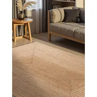 HANSE HOME Juno Jute, Teppich Juno Line Natur Weiß gold),