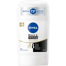 NIVEA Black & White Silky Smooth Antiperspirant Stick 50 ml