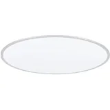 LINDBY LED-Deckenlampe Narima, 4.000 K, Ø 100 cm, silber