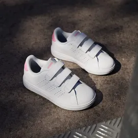 adidas Advantage Base 2.0 Kids Cloud White / Bliss Pink / Core Black 28 1/2