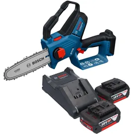 Bosch Professional GKE 18V-20 Akku-Kettensäge inkl. 2 x 5,0 Ah Akku + Ladegerät