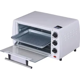 Steinborg Mini Backofen 13 Liter Pizzaofen 60°-250°C Timer Krümelblech Minibackofen Backofen Kleiner Backofen | 900 Watt