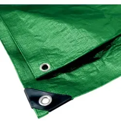 Gewebe-Abdeckplane 3 x 4 m 140g/m2 grün