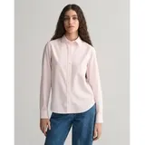 GANT Regular Fit Popeline Bluse mit Streifen - Pink,Rosa - 38