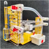 ZWQXZX Ameisennest Ameisenfarm Ameisenhaus 3D Acryl Ant Nest DIY Ant Farm Insekt Ant Nester Villa Pet Mania Lebensraum Ameisen Haustier Ökologische Box Ameisen Terrarium Ameisen Zucht Box(Yellow)