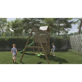 fungoo Spielturm Boomer 3 Teak