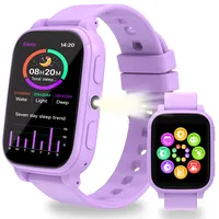 pmstuy Smartwatch Kinder 1,83" HD, Kinder Smartwatch mit 18 Spiele, Schlafmonitor, Schrittzähler Uhr, Taschenlampe, Wecker, IP68 Wasserdicht Kinderuhr, Fitness Tracker Geschenk für Jungen und Mädchen